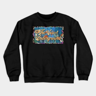 Vintage Underground Name Flowers Limited Edition Classic Styles Crewneck Sweatshirt